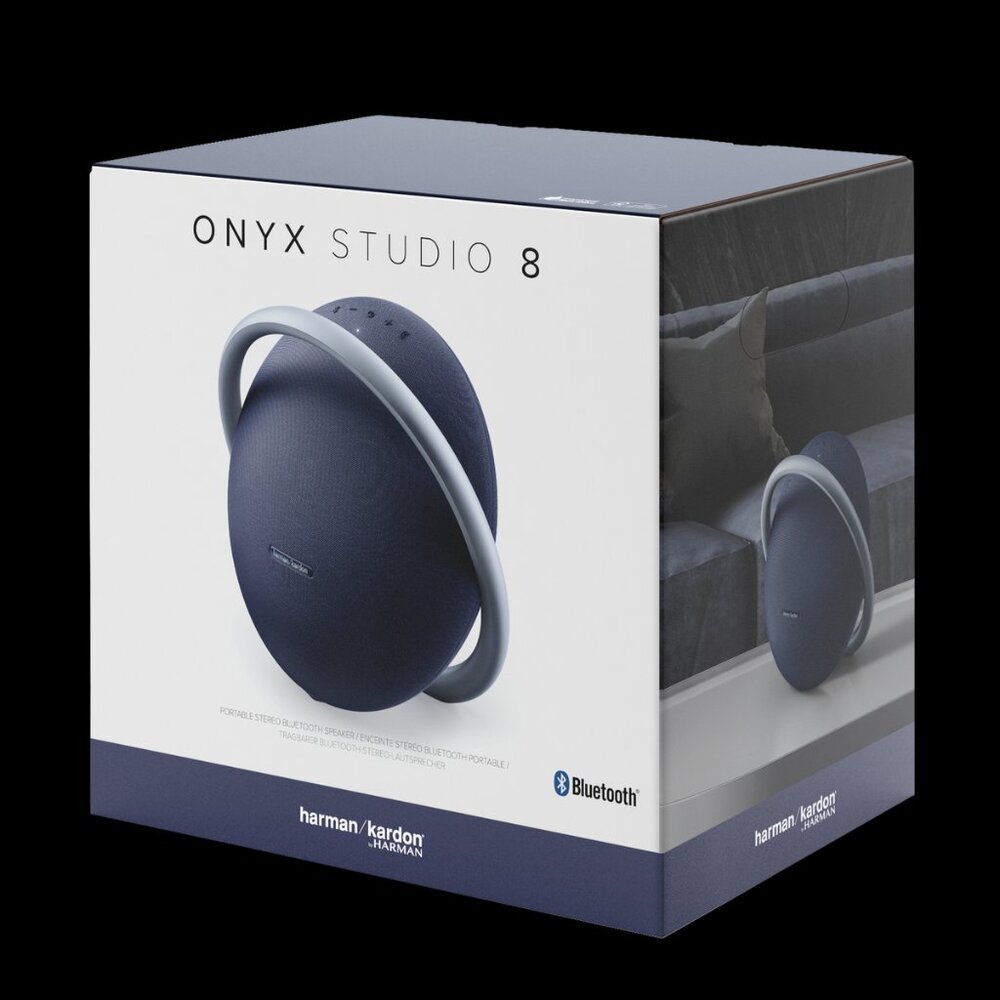 Harman Kardon Onyx Studio 8 Portable Bluetooth Speaker - Black NEW!